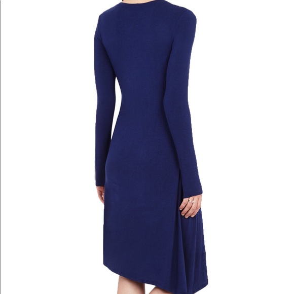 BCBGMAXAZRIA asymmetrical Draped-Front Dress - Picture 2 of 2